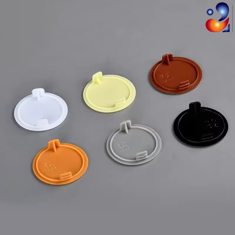Furniture Hardware Hinges - Tampas Decorativas Redondas de Plástico para