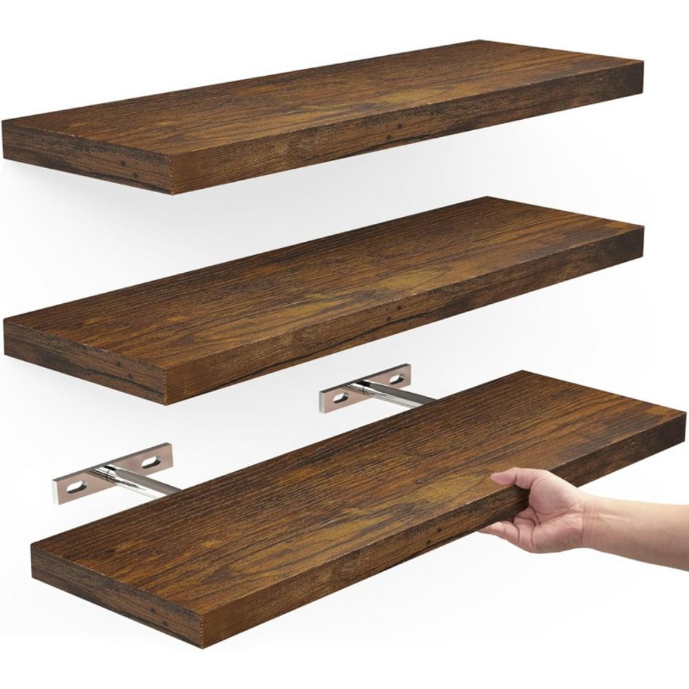 Shelf Bracket Pair - Montado Na Parede Cremalheira De Armazenamento