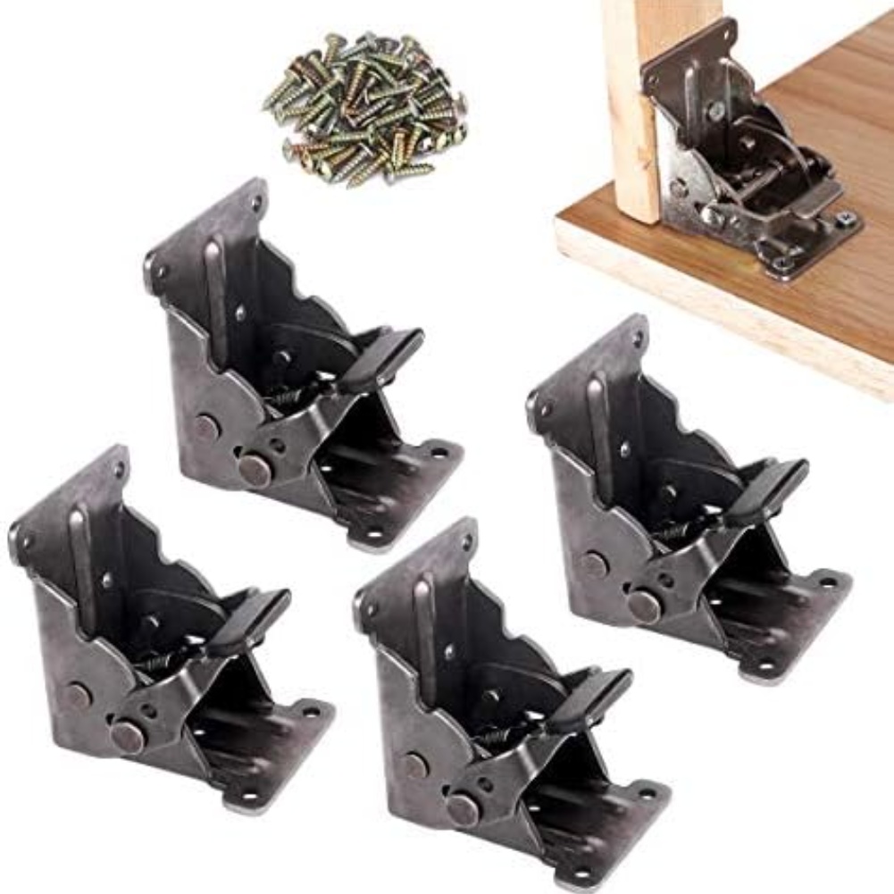 Furniture Hardware For Legs - 4 pçs suportes dobráveis resistentes 90