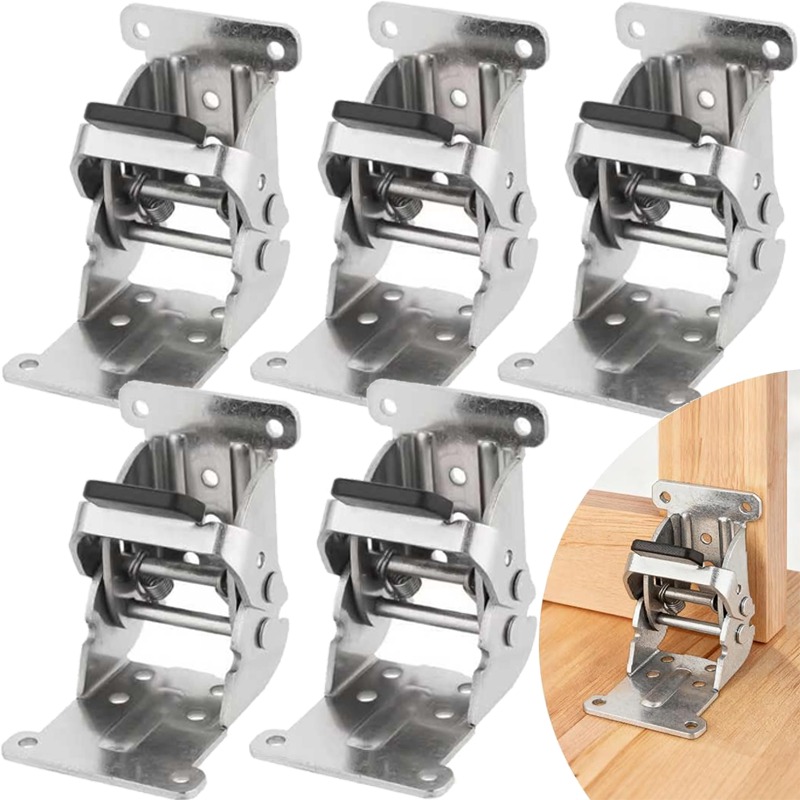 Furniture Hardware For Legs - Dobradiça dobrável com travamento automático, suporte
