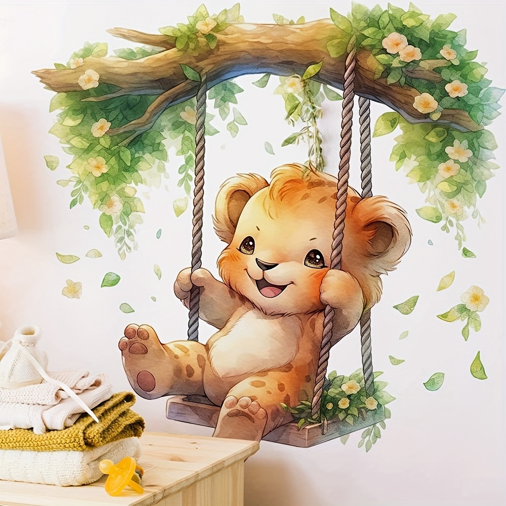 Furniture Paradise & Hardware Ghaziabad - Adesivo de Parede de Leopardo Fofo