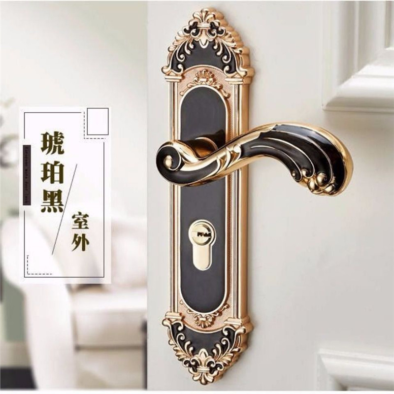 Furniture Hardware Knobs - Fechadura de Porta Interna Estilo Europeu