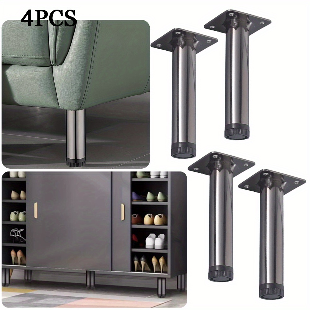 Furniture Hardware For Legs - 4 peças novo design arma cinza