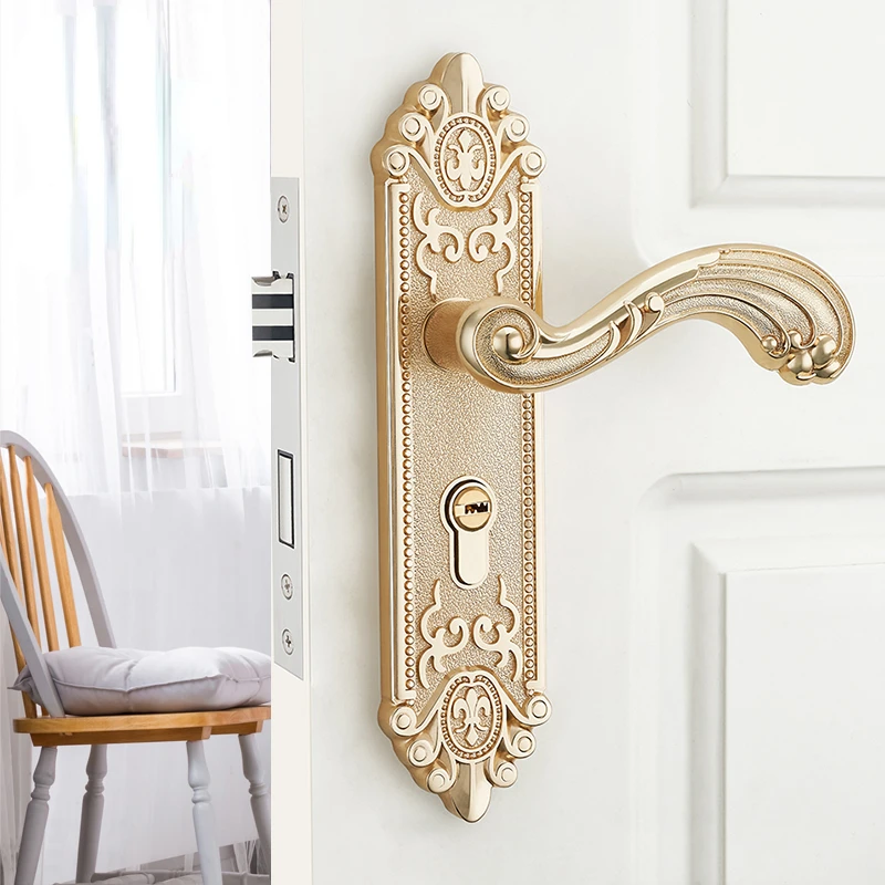 Furniture Hardware Knobs - Maçaneta de Porta Interna Europeia Silenciosa