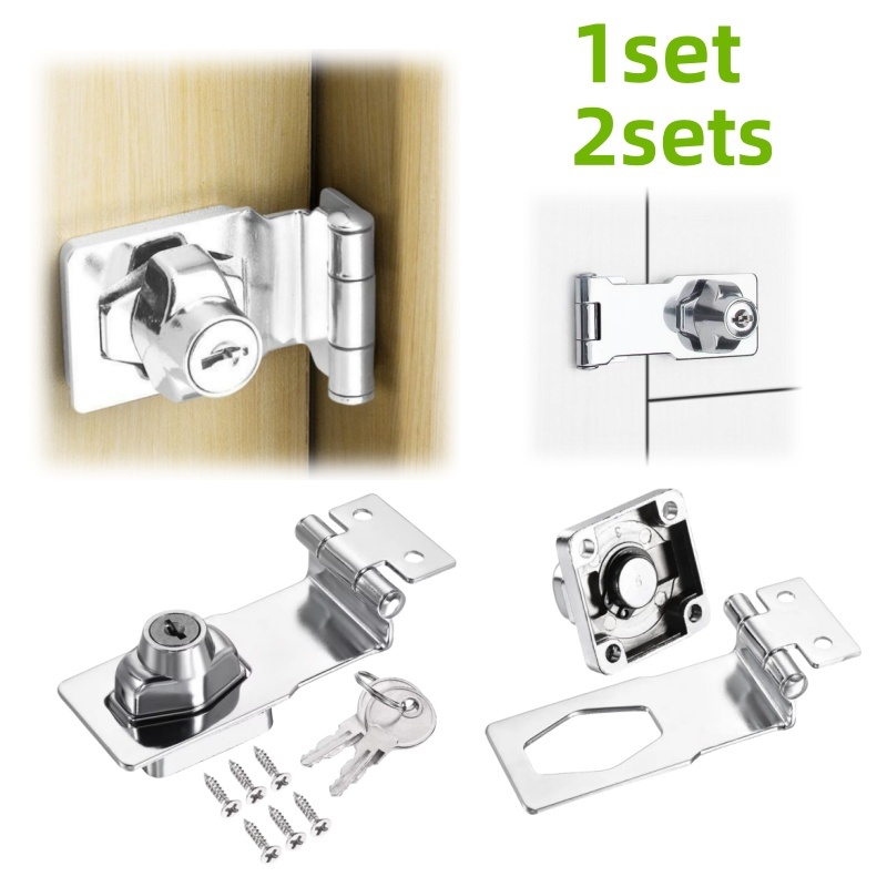 Furniture Hardware Knobs - 1/2 conjuntos de fechadura de segurança