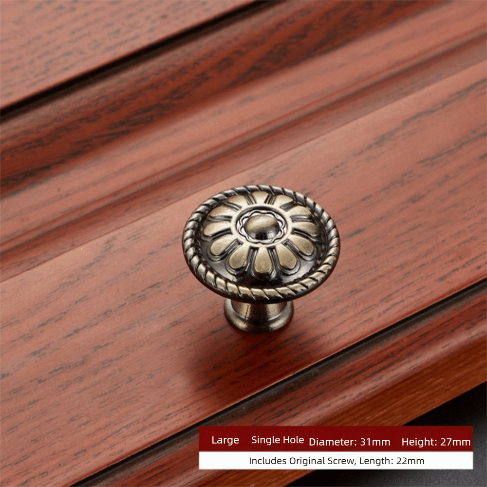 Furniture Hardware Knobs - Puxadores de bronze com parafuso para
