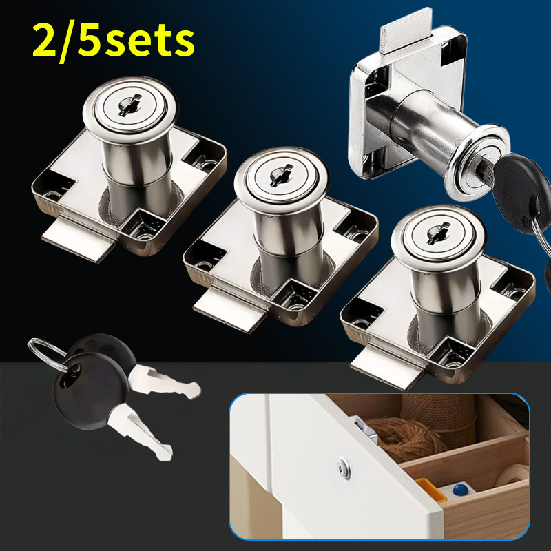 Used Furniture Hardware - 2/5 Conjuntos de Fechaduras para Gavetas