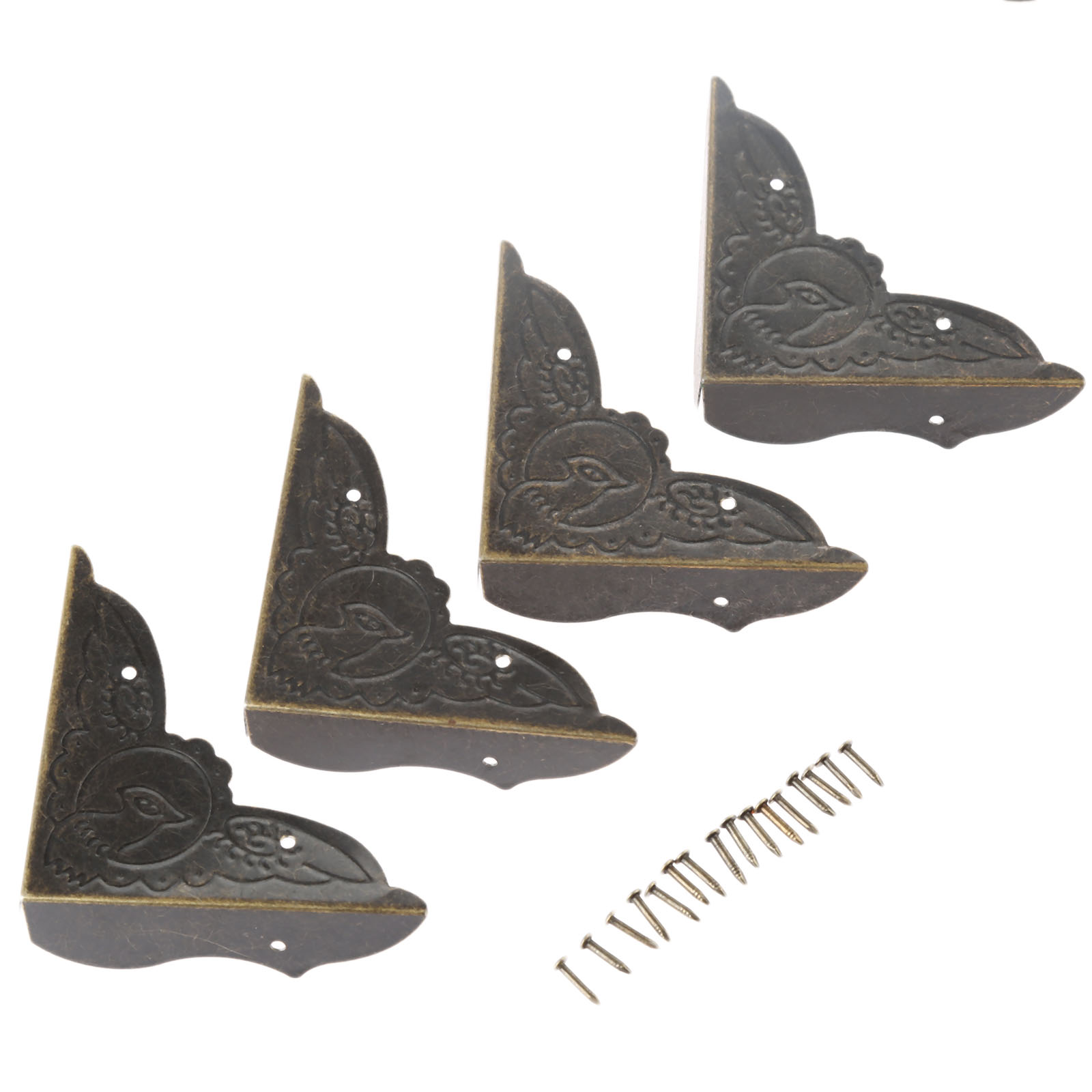 Furniture Hardware For Legs - Suporte de canto de latão antigo,