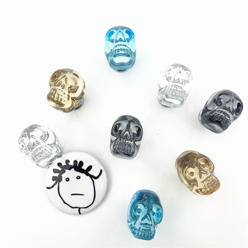 Unique Furniture Hardware Pulls - Lch botão em forma de caveira