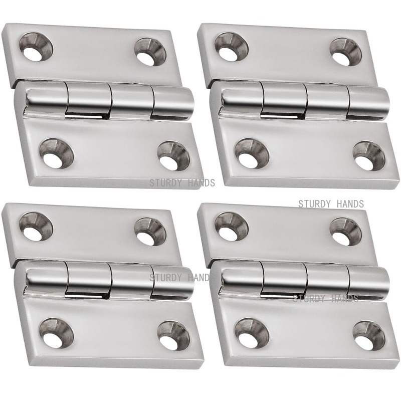 4 peças de dobradiças de aço i - Used Furniture Hardware avaliação e preço
