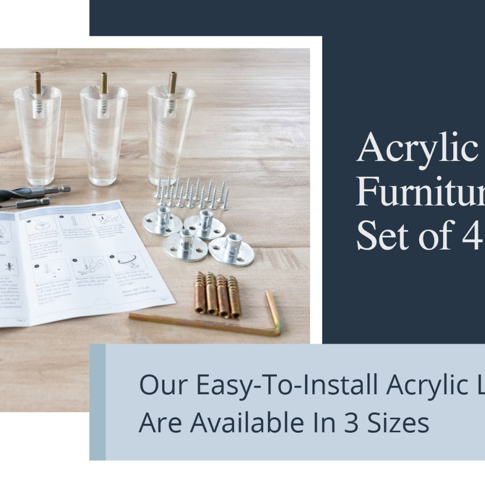 Pés de móveis modernos em acrí - Furniture Hardware For Legs avaliação e preço