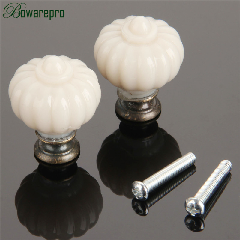 1pc acrílico marfim branco abó - Furniture Hardware Knobs avaliação e preço