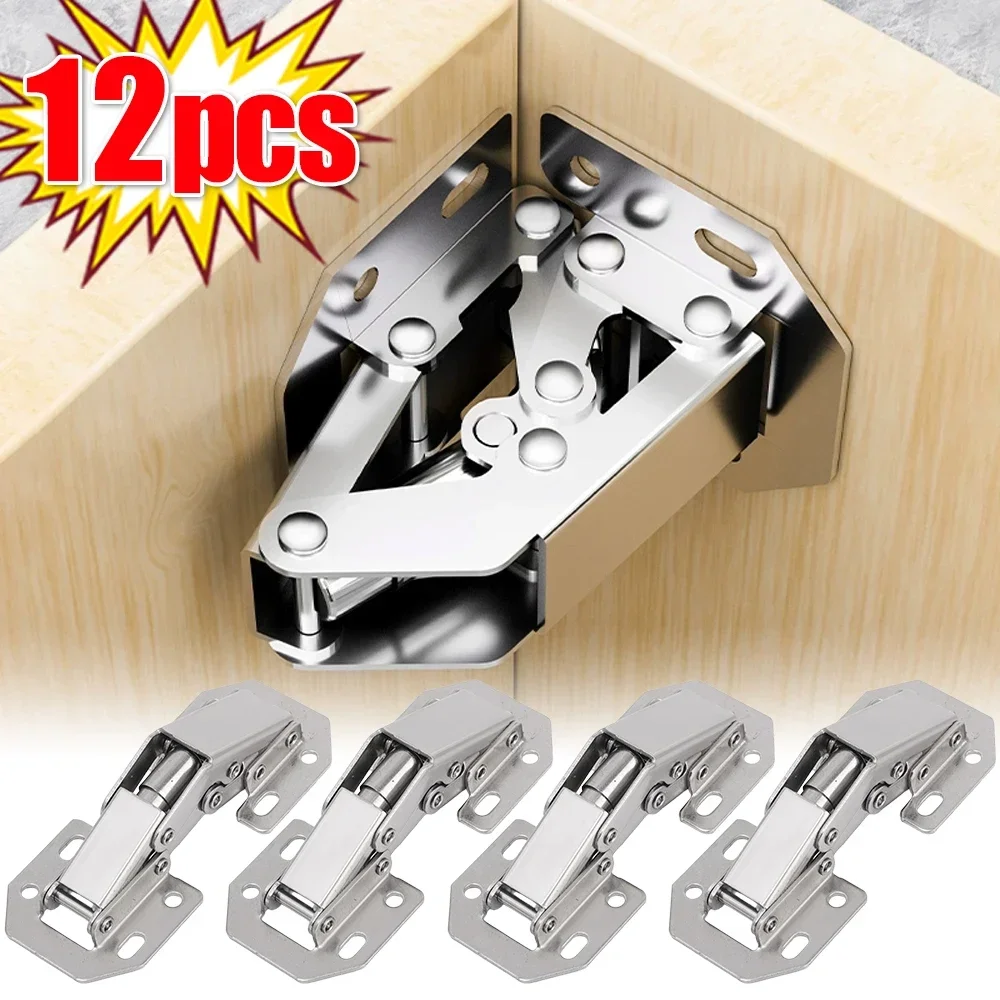 12-2PCS Dobradiças de Armário  - Furniture Hardware Hinges avaliação e preço