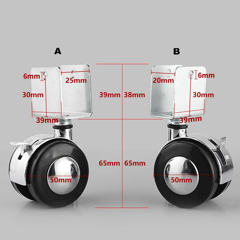 Rodízios de Berço de 2 Polegad - Brand Hardware Furniture avaliação e preço