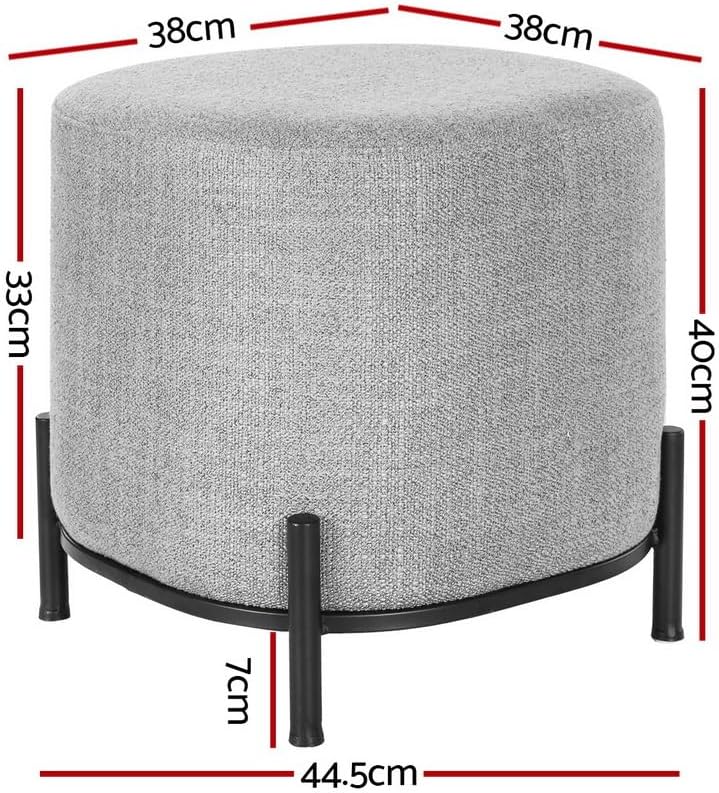 **/otoman, banquinho redondo p - Furniture Foot Pad avaliação e preço