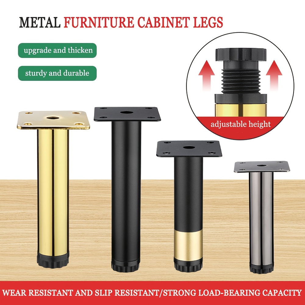 4 pçs 10cm móveis sofá mesa pe - Furniture Hardware For Legs avaliação e preço