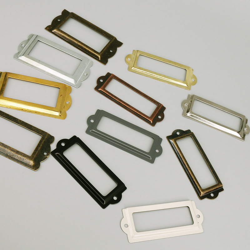 4 pçs antigo ferro tag etiquet - Furniture Hardware Names avaliação e preço
