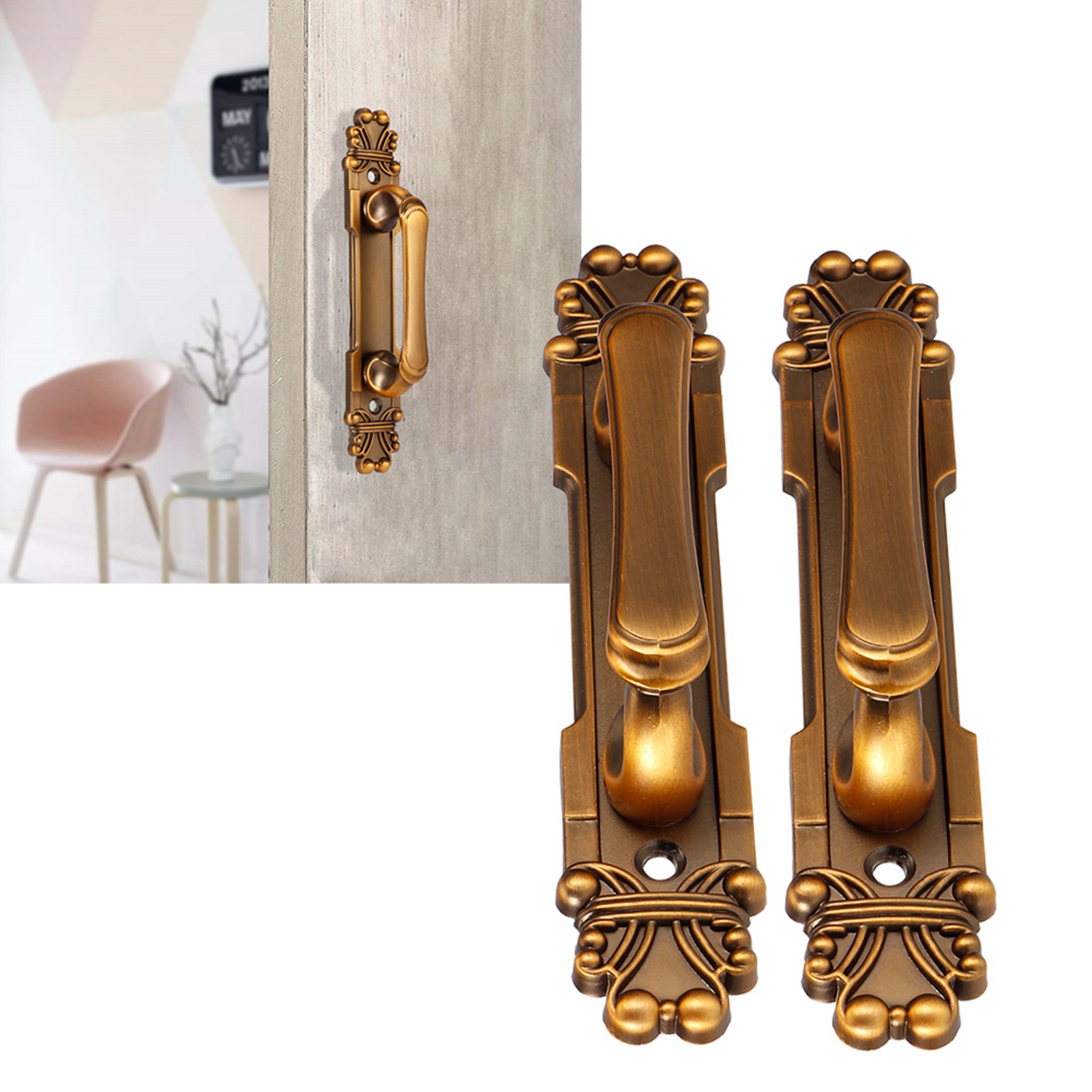2 Pçs/set Estilo Europeu Antig - Furniture Hardware Knobs avaliação e preço
