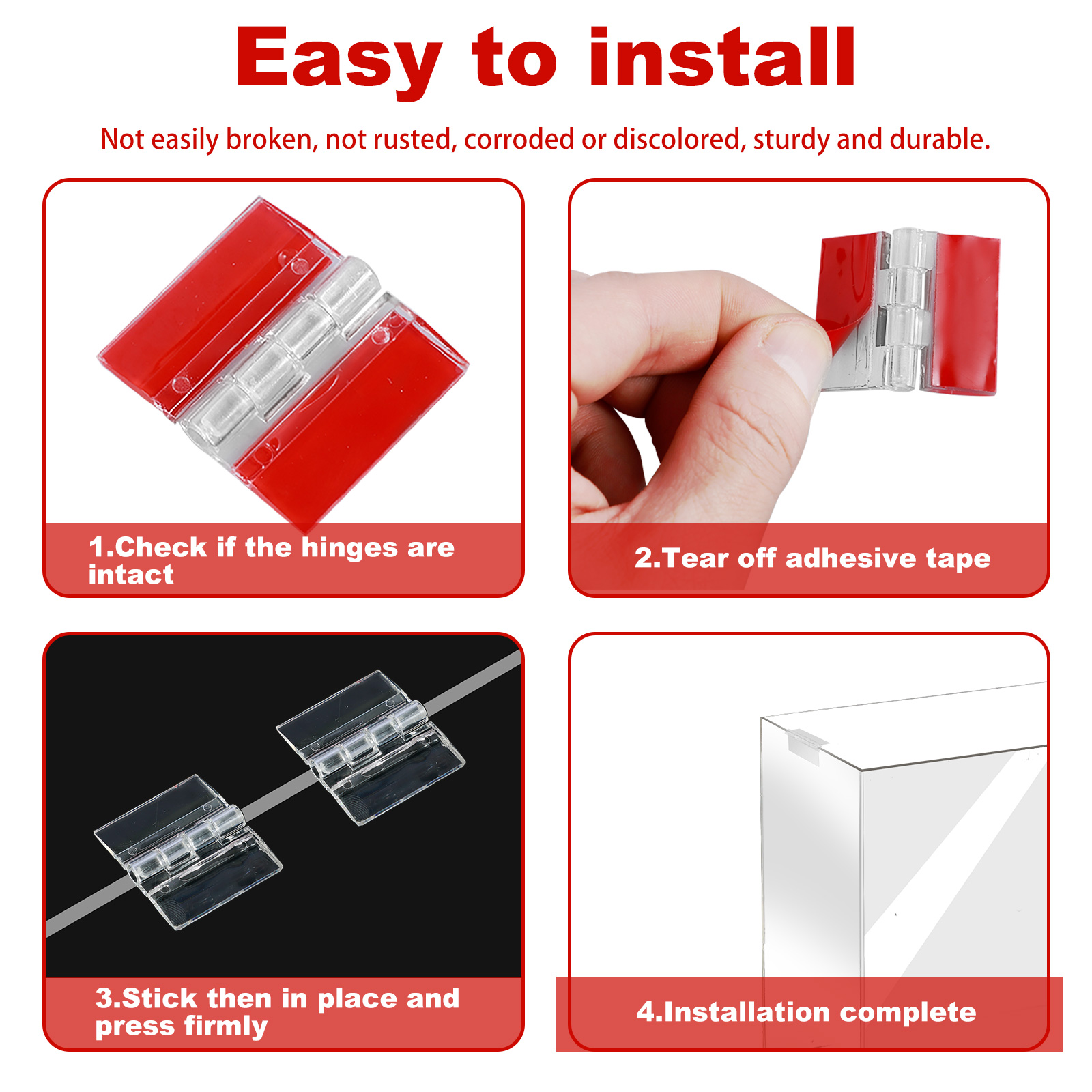 Dobradiça dobrável autoadesiva - Furniture Hardware Hinges avaliação e preço
