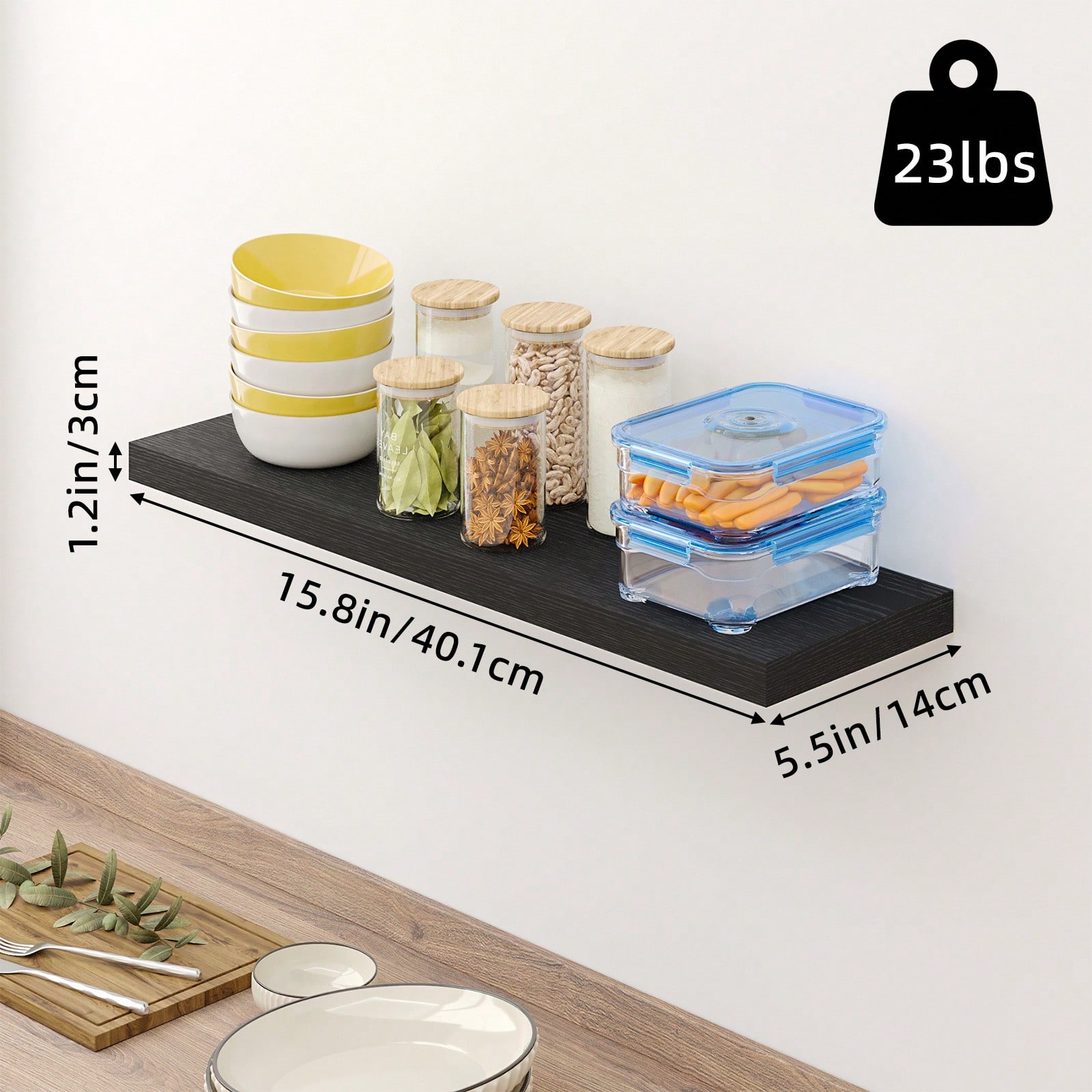 Conjunto de 4 Prateleiras Flut - Shelf Bracket Pair avaliação e preço